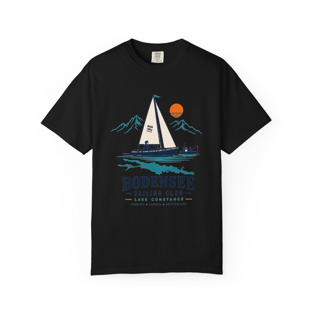 Segel T-Shirt Unisex – Segelboot Vintage Sailing am See