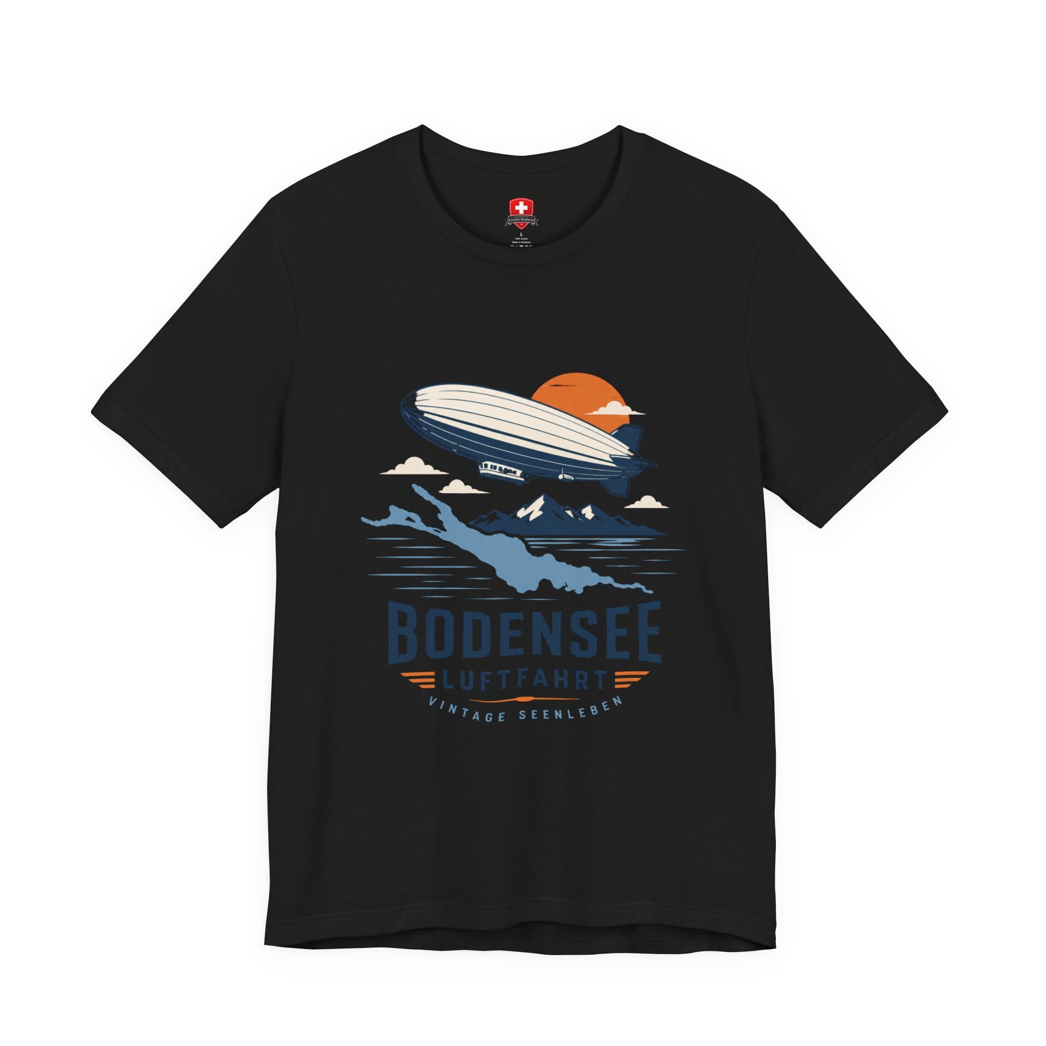 Zeppelin T-Shirt Unisex – Luftschiff Luftfahrt Bodensee