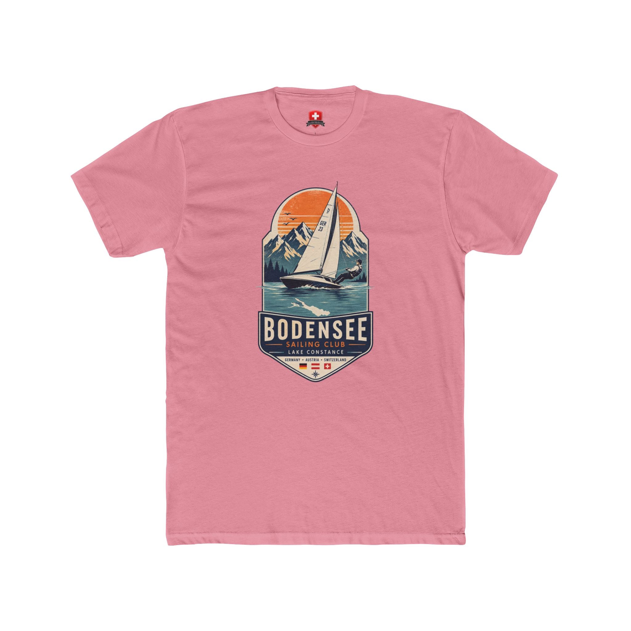 Segel T-Shirt Unisex – Segelboot Wappen Nautical Bodensee
