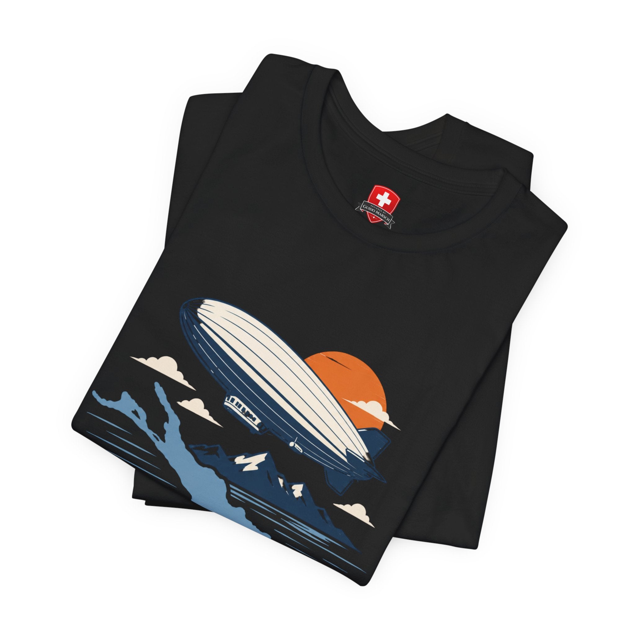 Zeppelin T-Shirt Unisex – Luftschiff Luftfahrt Bodensee