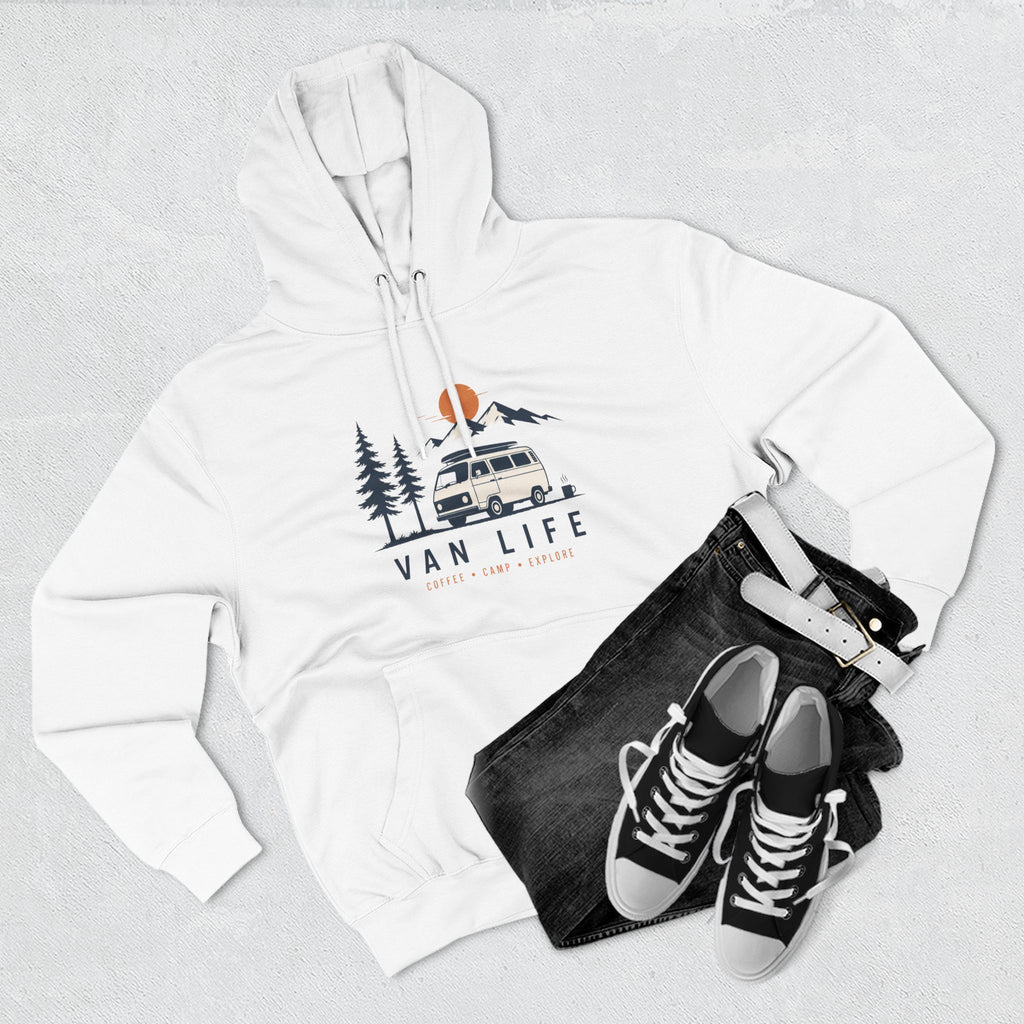 Van Life & Wandern Hoodie Unisex – Vintage Campervan Kapuzenpullover