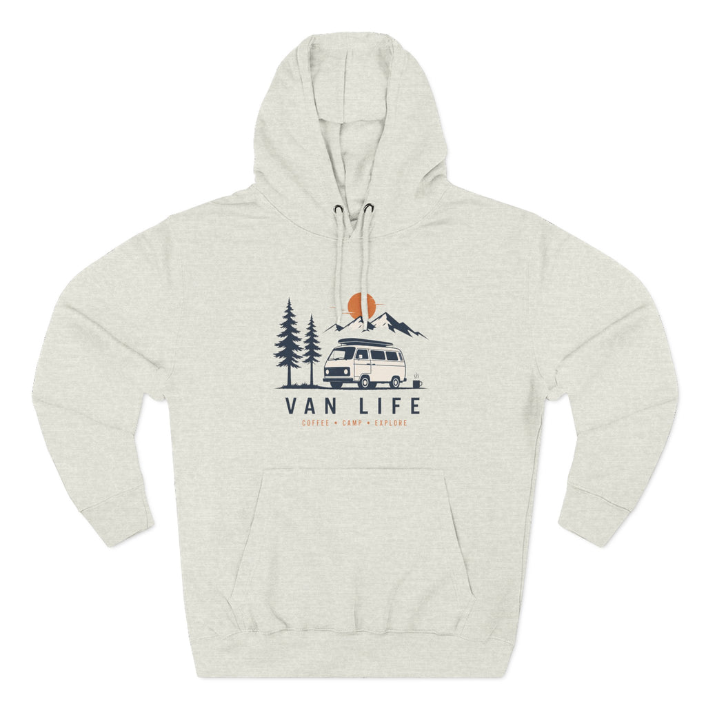 Van Life & Wandern Hoodie Unisex – Vintage Campervan Kapuzenpullover