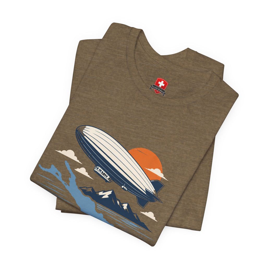Zeppelin T-Shirt Unisex – Luftschiff Luftfahrt Bodensee