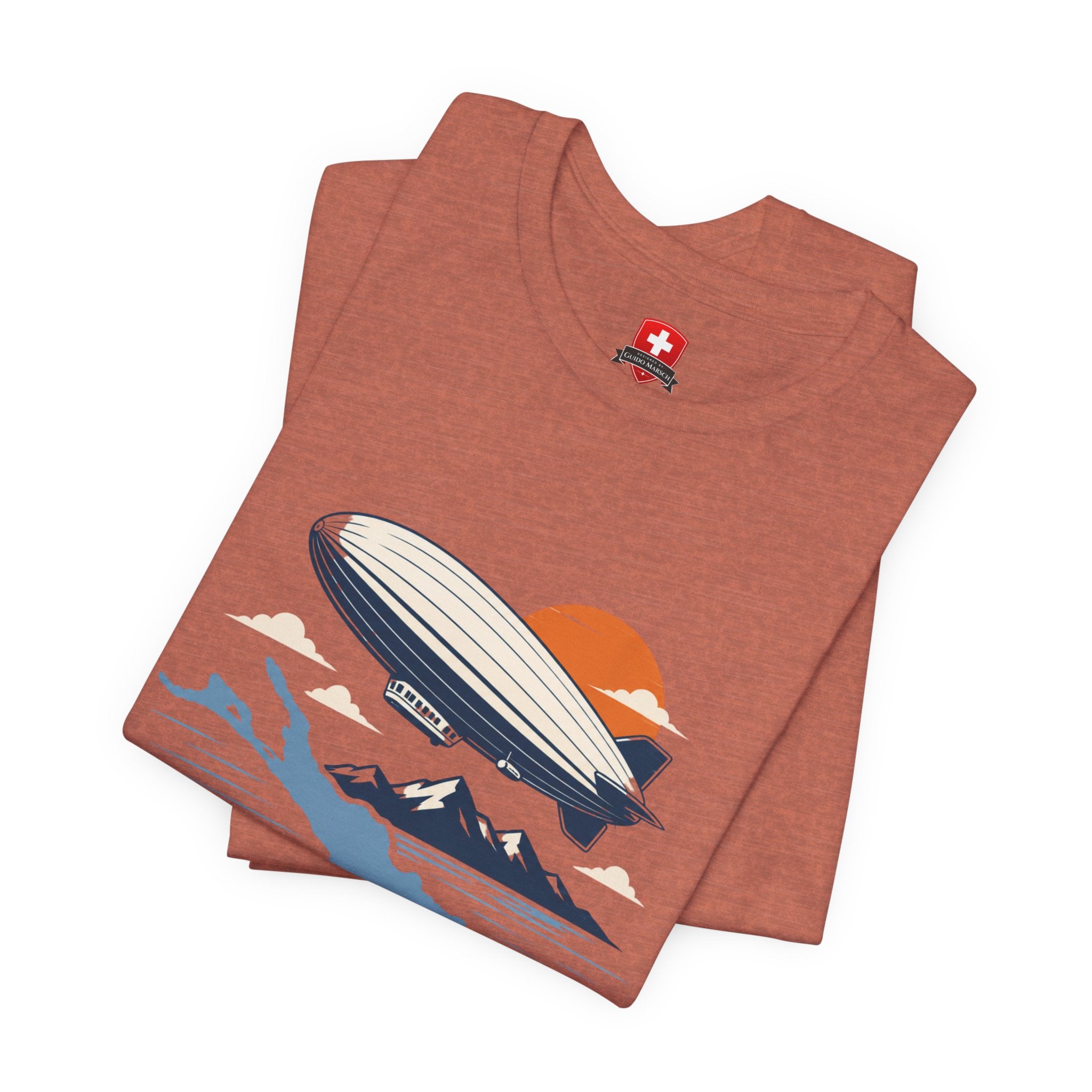 Zeppelin T-Shirt Unisex – Luftschiff Luftfahrt Bodensee