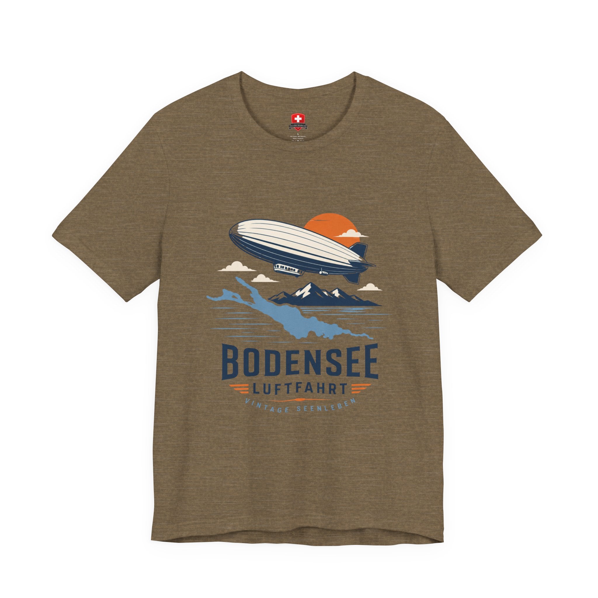 Zeppelin T-Shirt Unisex – Luftschiff Luftfahrt Bodensee