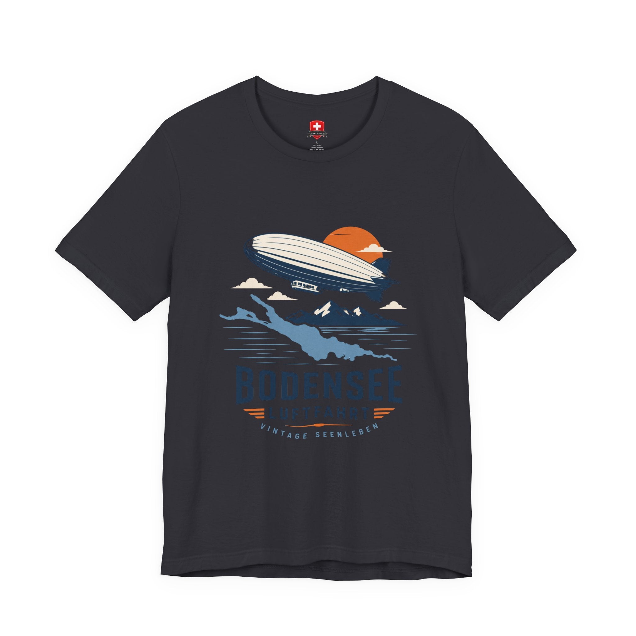 Zeppelin T-Shirt Unisex – Luftschiff Luftfahrt Bodensee