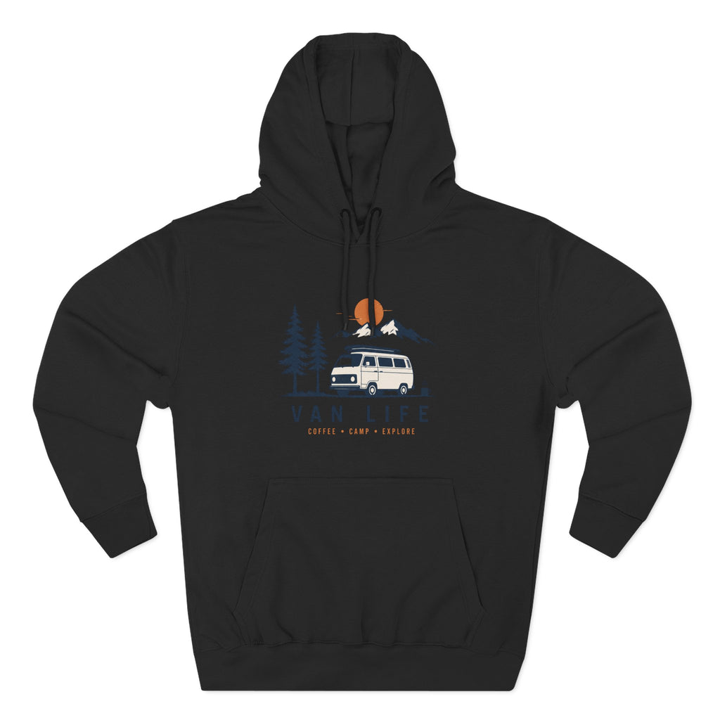 Van Life & Wandern Hoodie Unisex – Vintage Campervan Kapuzenpullover