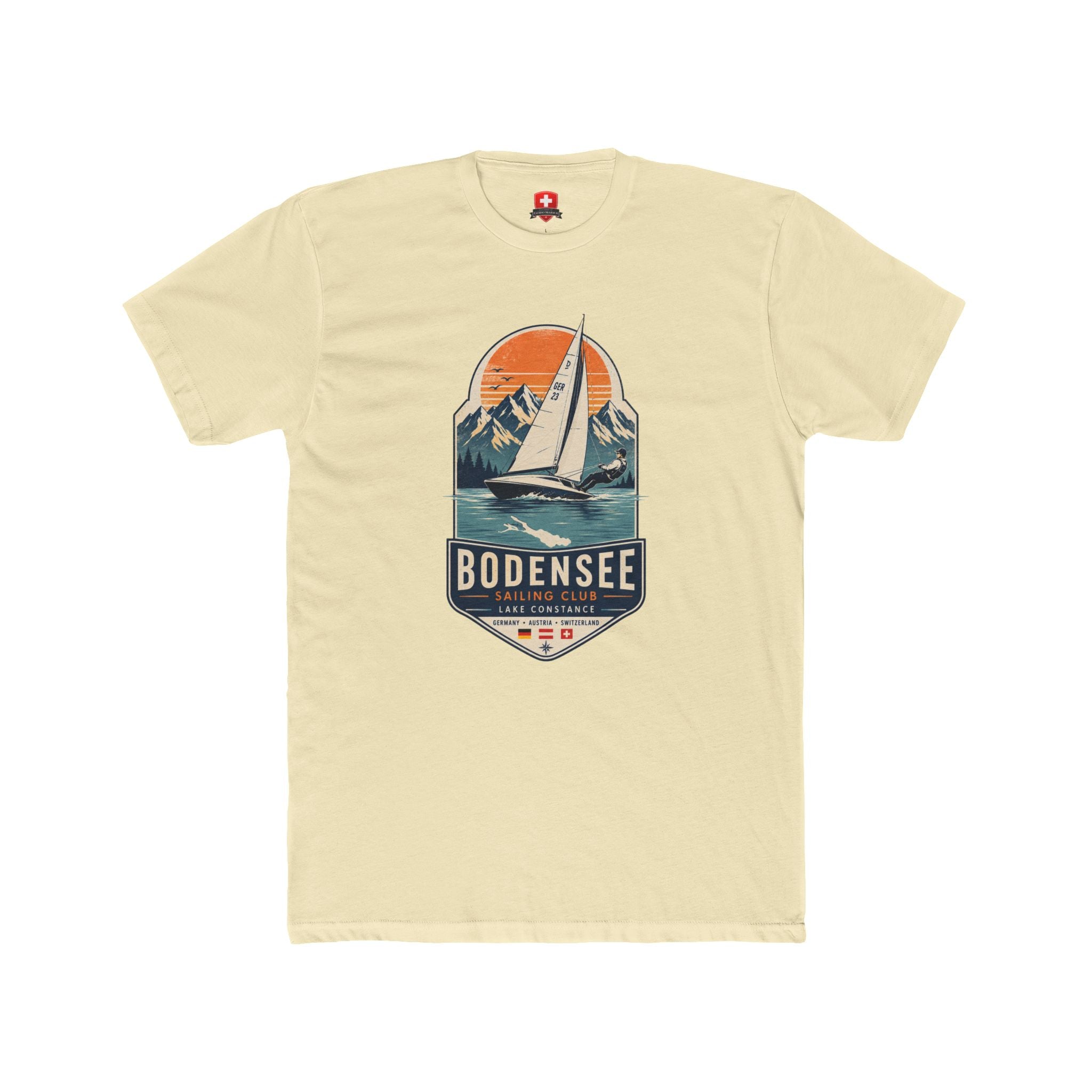 Segel T-Shirt Unisex – Segelboot Wappen Nautical Bodensee