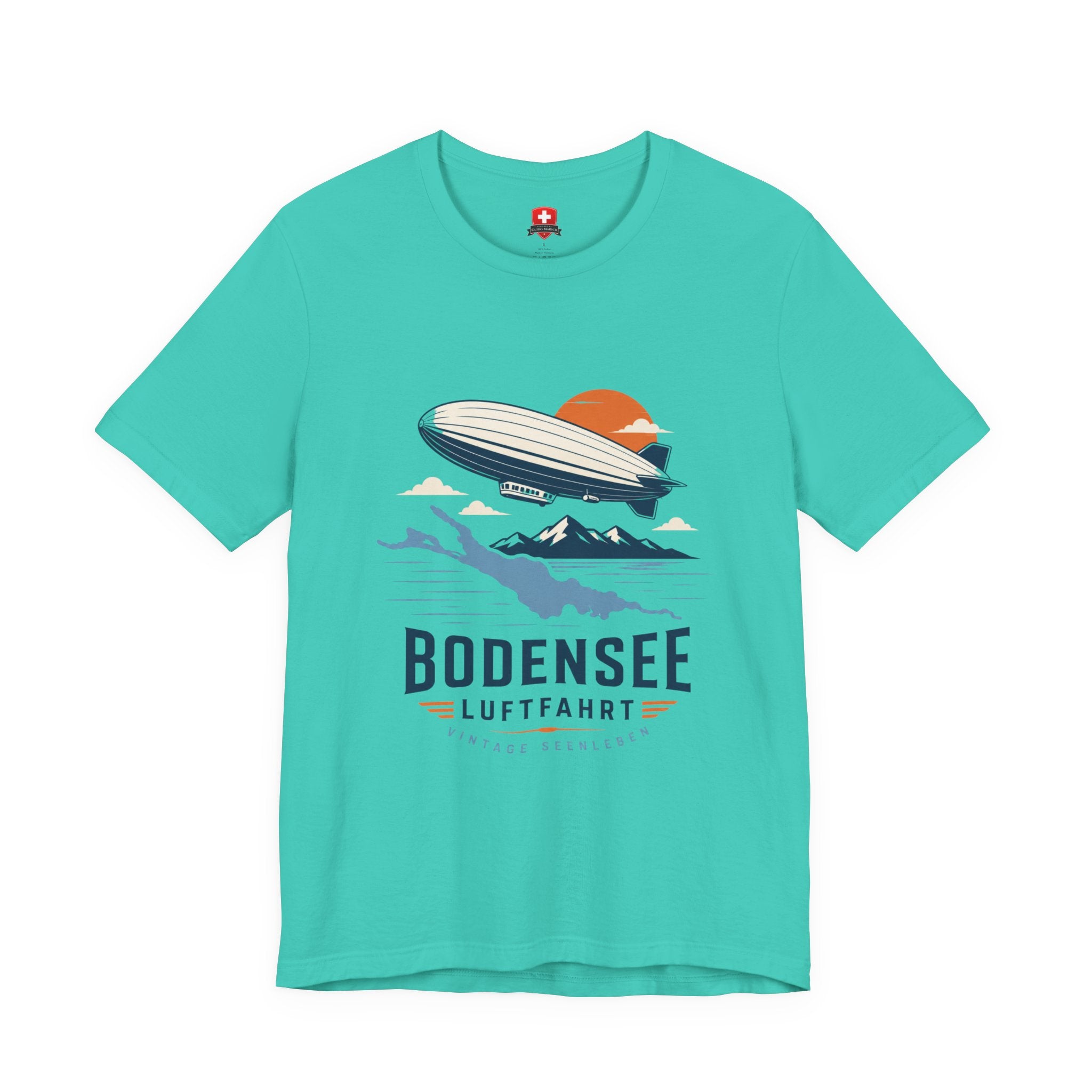 Zeppelin T-Shirt Unisex – Luftschiff Luftfahrt Bodensee