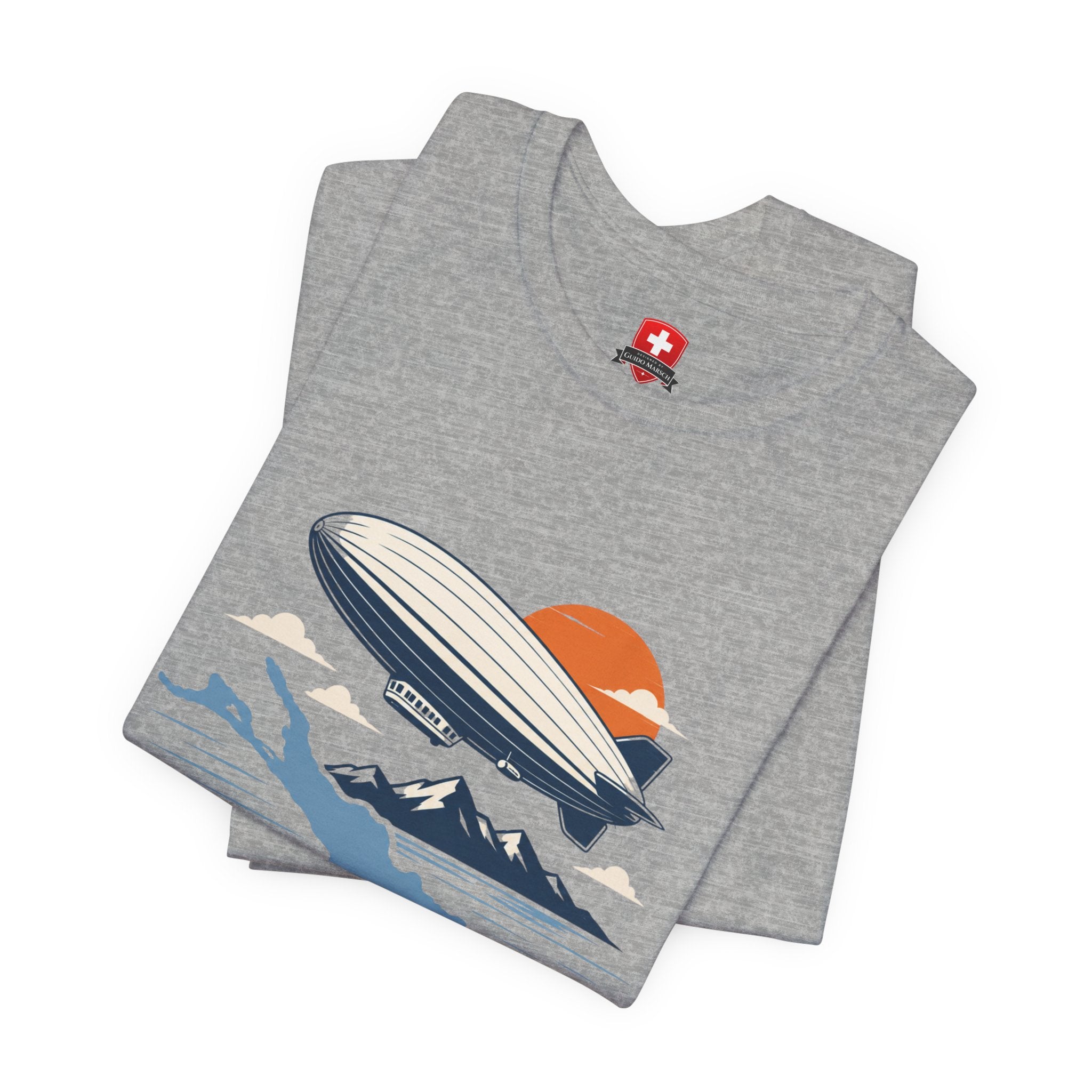 Zeppelin T-Shirt Unisex – Luftschiff Luftfahrt Bodensee