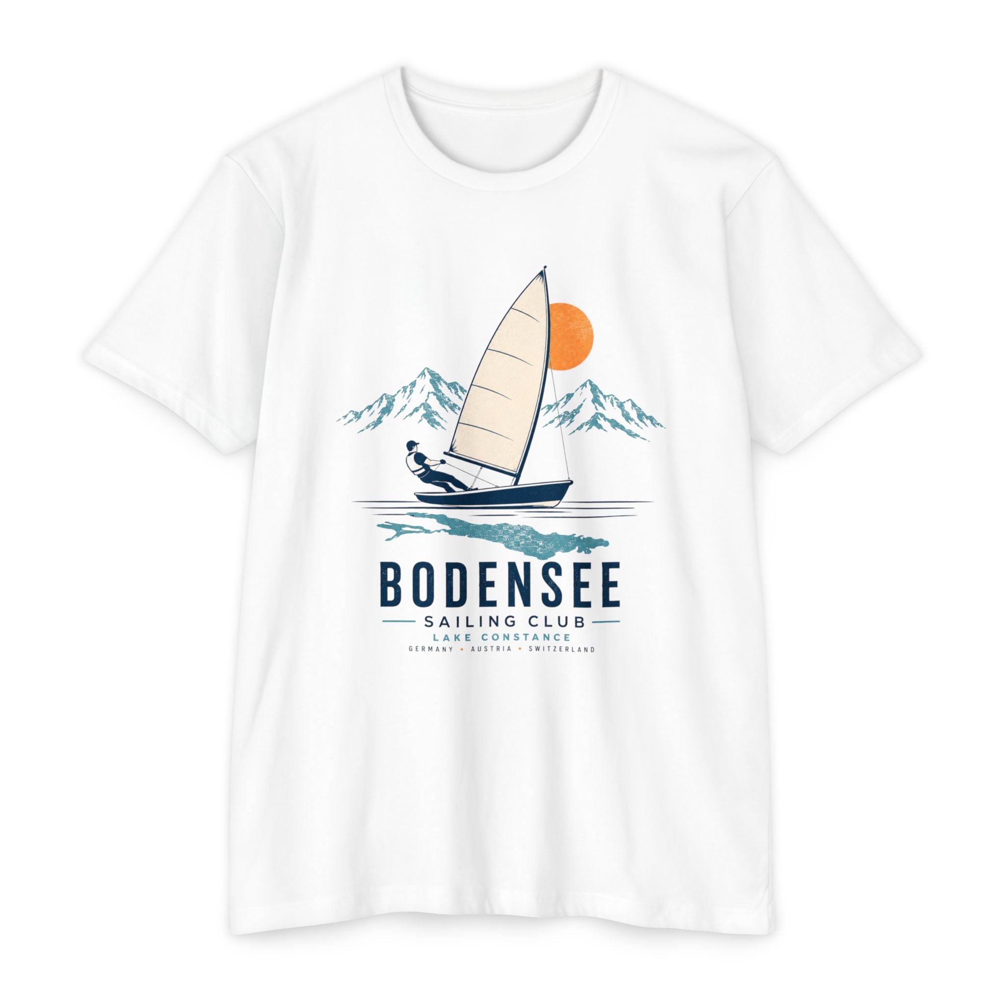 Segel T-Shirt Unisex – Segelclub Vintage Nautical am See