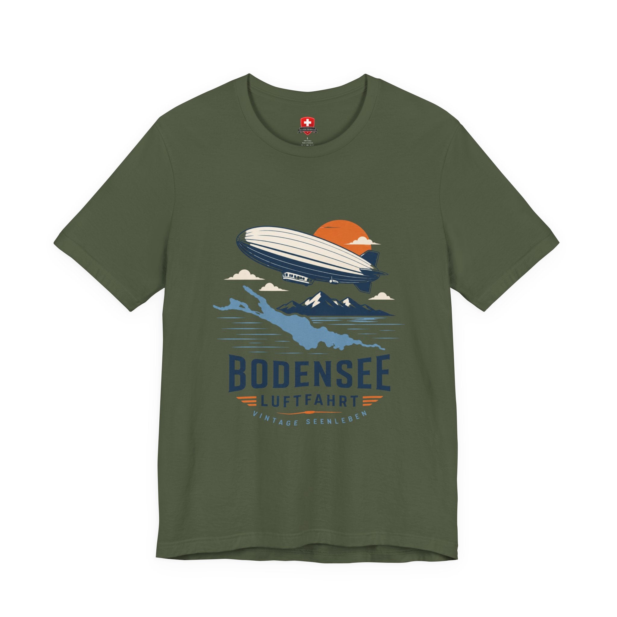 Zeppelin T-Shirt Unisex – Luftschiff Luftfahrt Bodensee