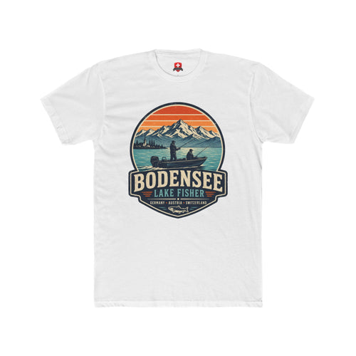 Angler T-Shirt Unisex – Vintage Angler Berge & See Bodensee