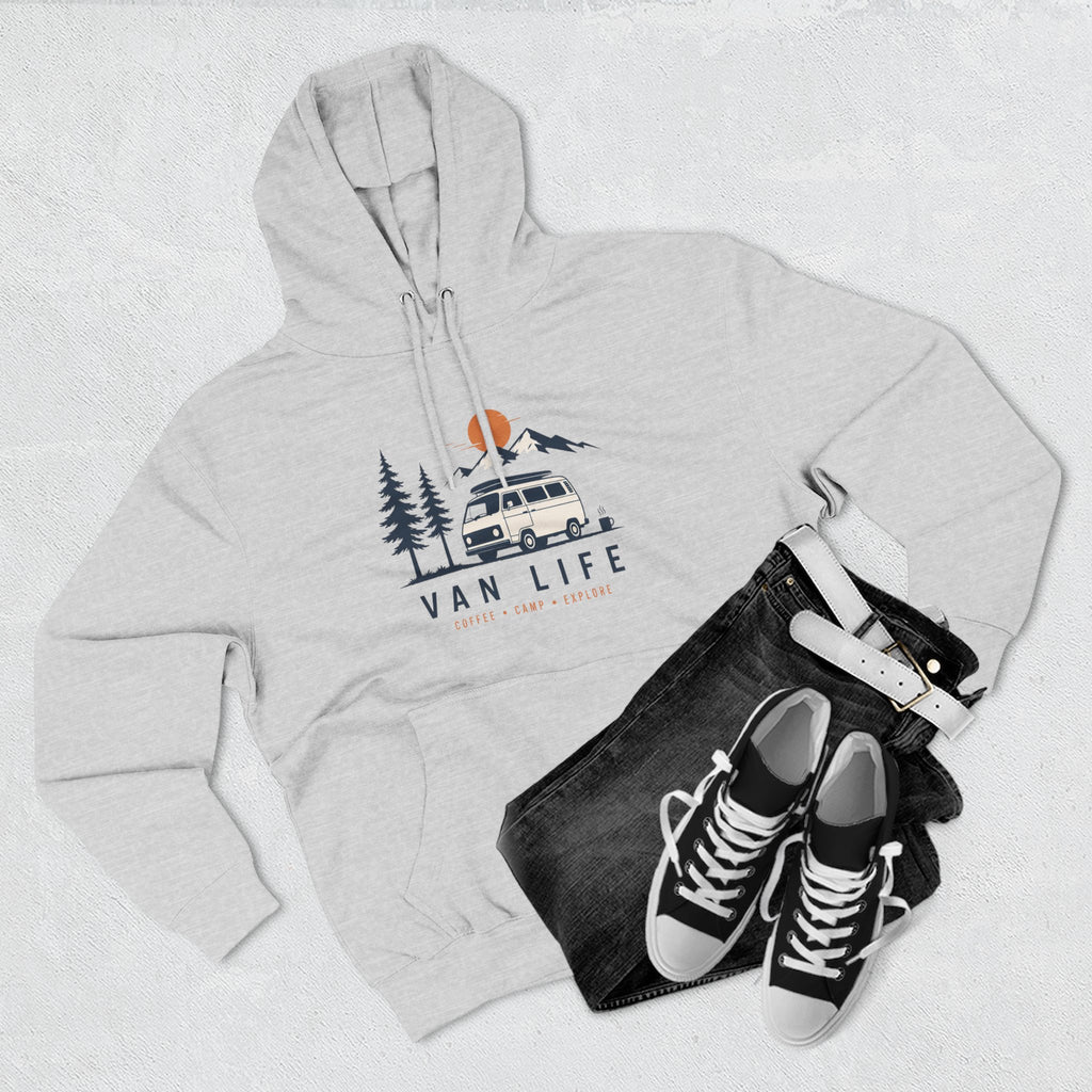 Van Life & Wandern Hoodie Unisex – Vintage Campervan Kapuzenpullover
