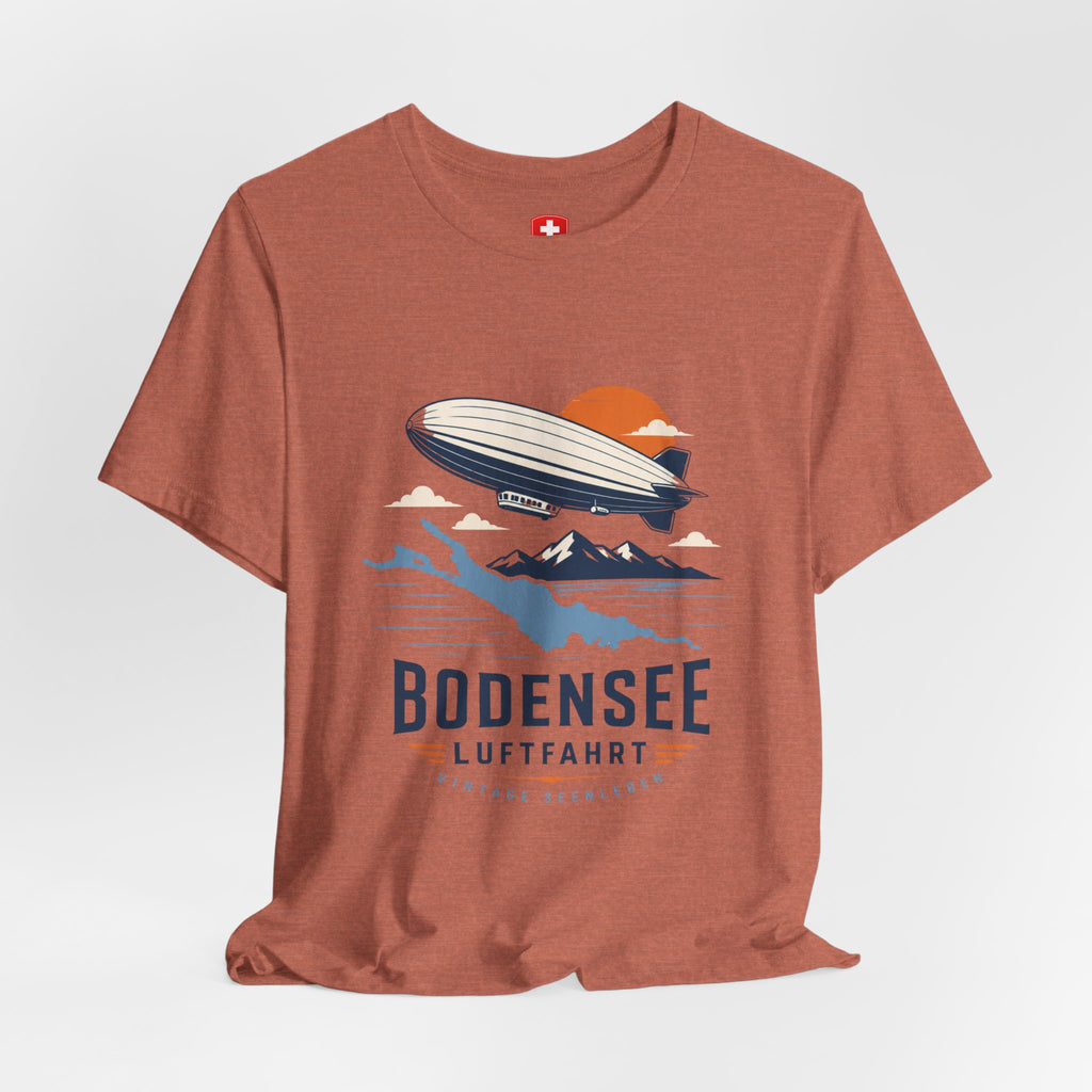 Zeppelin T-Shirt Unisex – Luftschiff Luftfahrt Bodensee