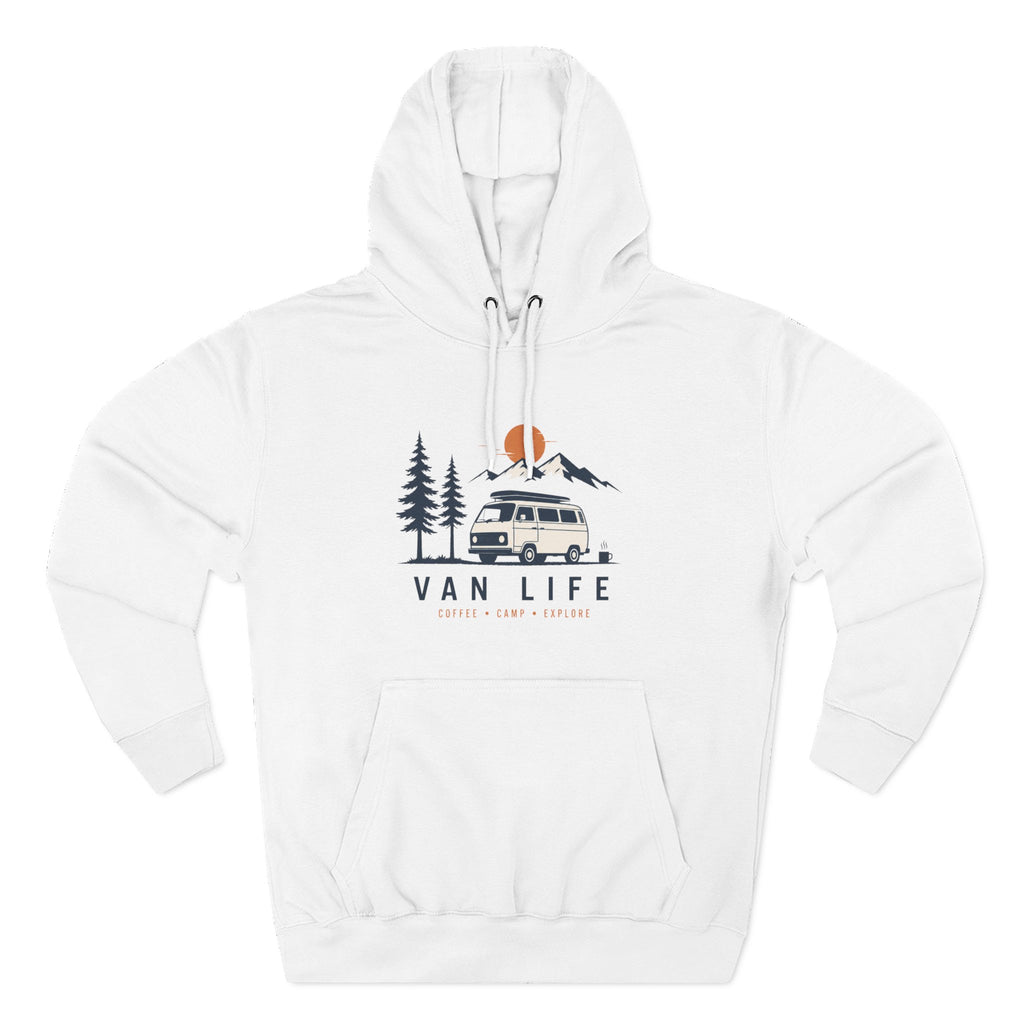 Van Life & Wandern Hoodie Unisex – Vintage Campervan Kapuzenpullover