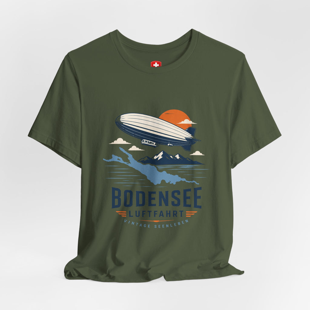 Zeppelin T-Shirt Unisex – Luftschiff Luftfahrt Bodensee