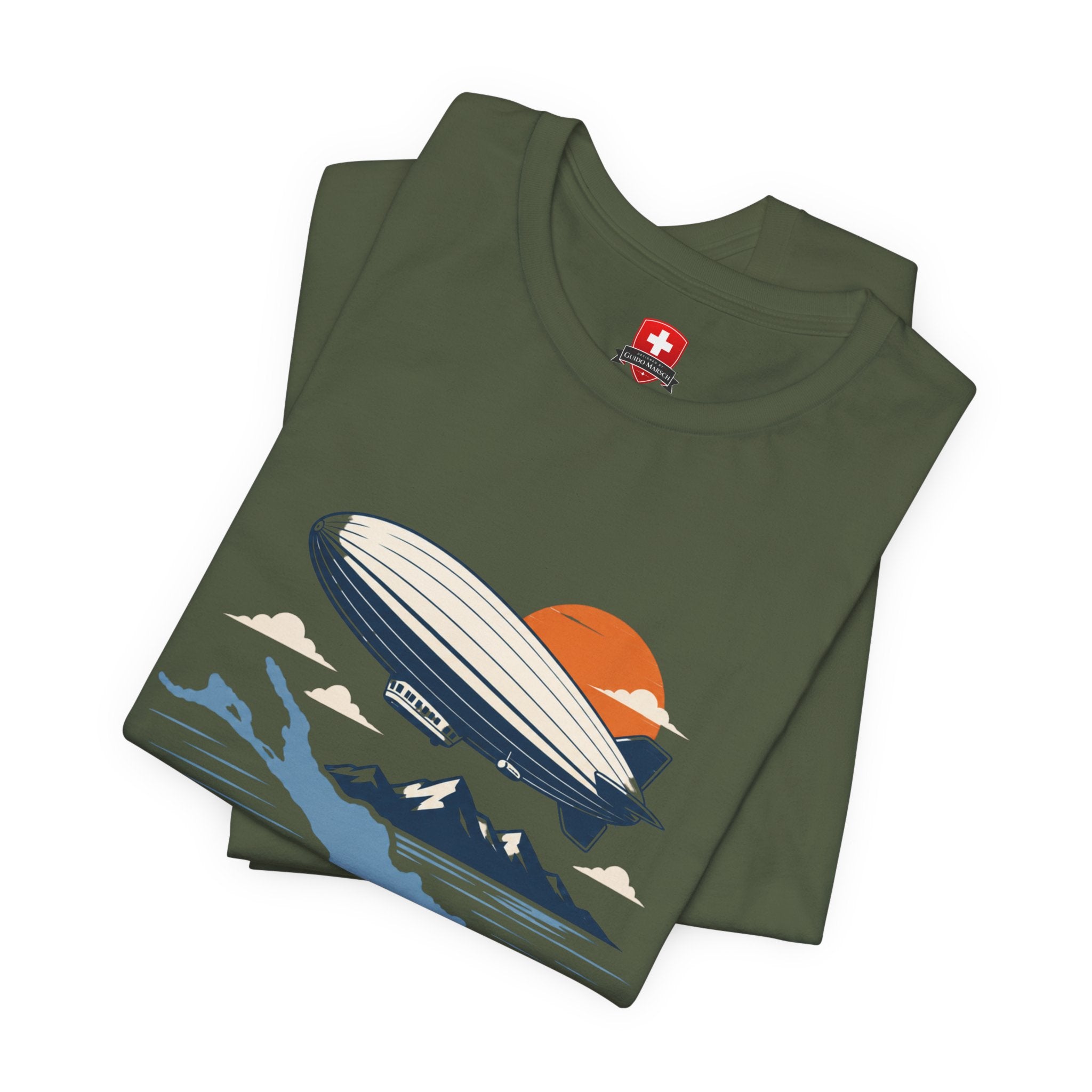 Zeppelin T-Shirt Unisex – Luftschiff Luftfahrt Bodensee