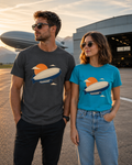 Zeppelin T-Shirt Unisex – Luftschiff Luftfahrt Retro Bodensee