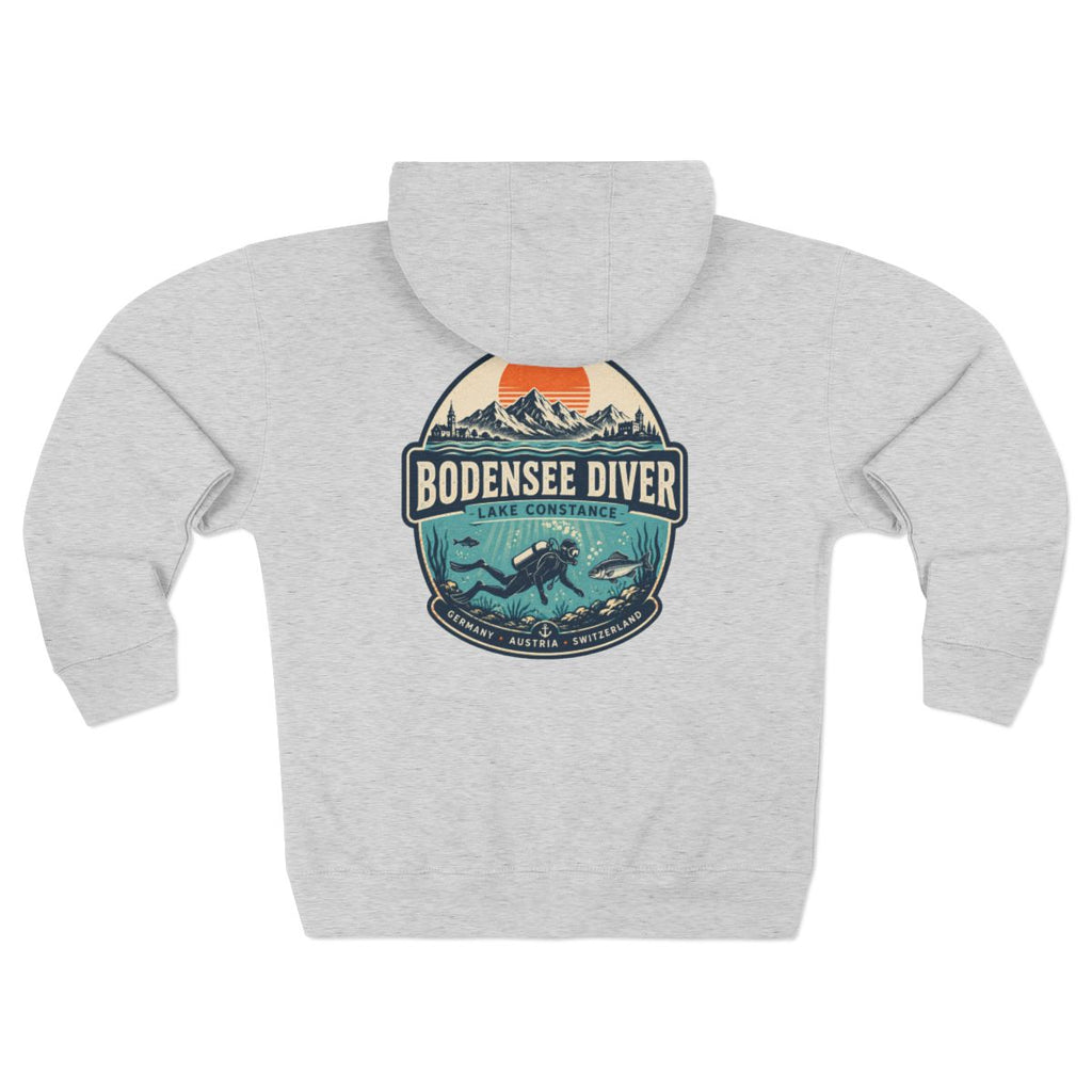 Taucher Zip-Hoodie Unisex – Scuba Diving Tauchsport Bodensee