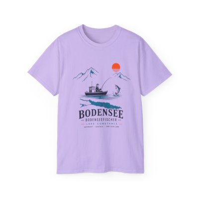 Angler T-Shirt Unisex – Fischerboot am See Nautical Bodensee