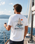 Segel T-Shirt Unisex – Segelboot Sailing Club Regatta Bodensee