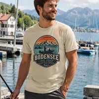 Angler T-Shirt Unisex – Vintage Angler Berge & See Bodensee