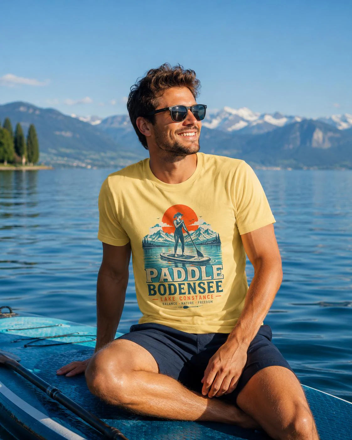 SUP T-Shirt Unisex – Stand Up Paddle Paddeln Bodensee