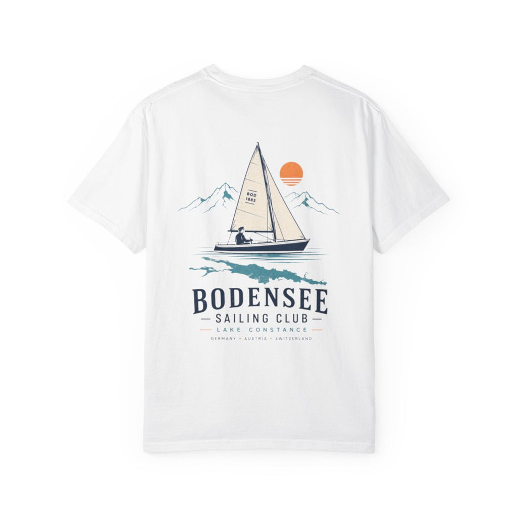 Segel T-Shirt Unisex – Segelboot Sailing Club Regatta Bodensee