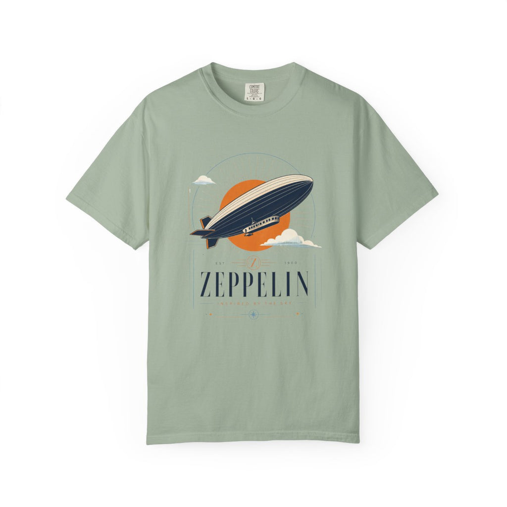 Zeppelin T-Shirt Unisex – Retro Luftschiff & Heißluftballon Vintage