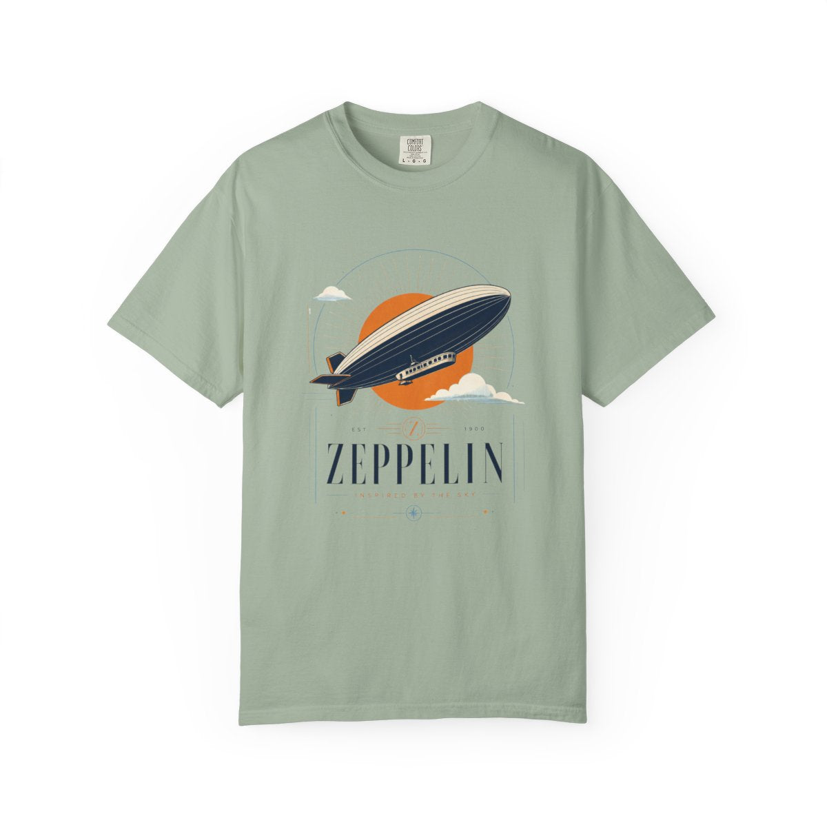 Zeppelin T-Shirt Unisex – Retro Luftschiff & Heißluftballon Vintage