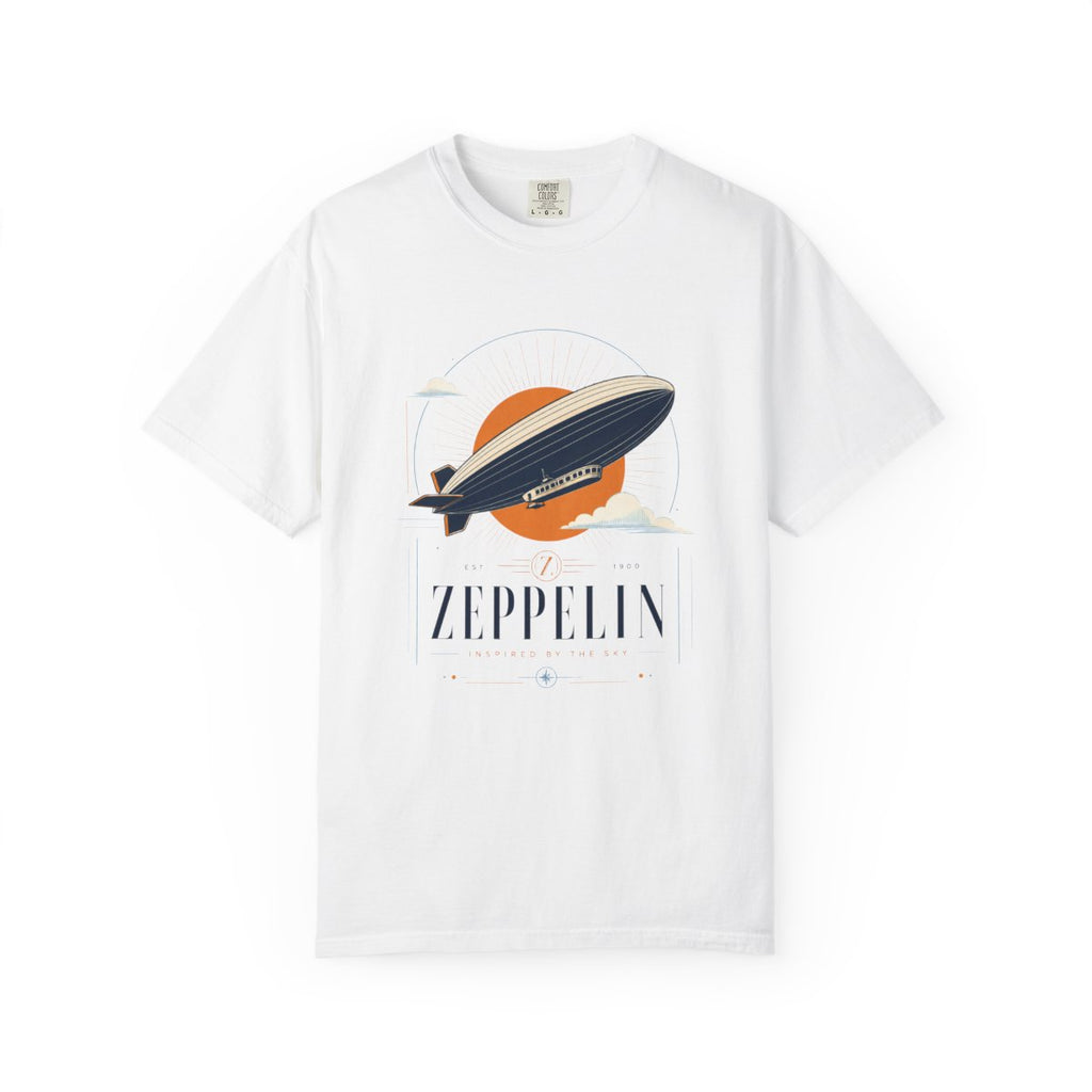Zeppelin T-Shirt Unisex – Retro Luftschiff & Heißluftballon Vintage